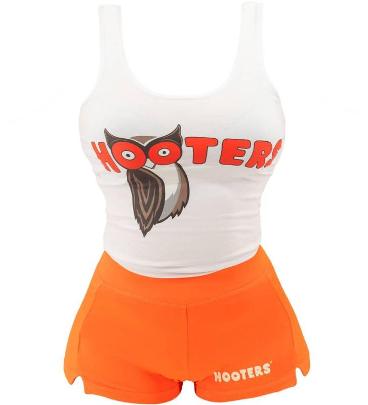 Traje Hooters Girl Clássico Ripple Junction - Tamanhos M e L